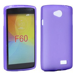 LG F60 Soft TPU Gel Case (Purple)